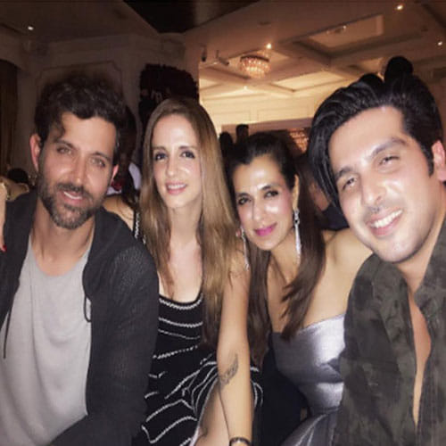 hrithik roshan in vacation with ex wife and sons