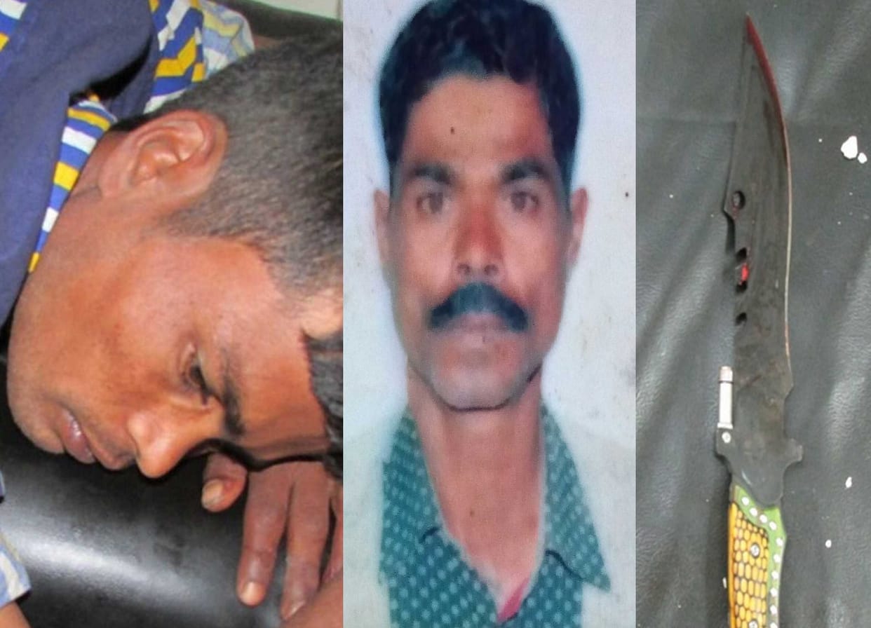 son and father stabbed by knife.