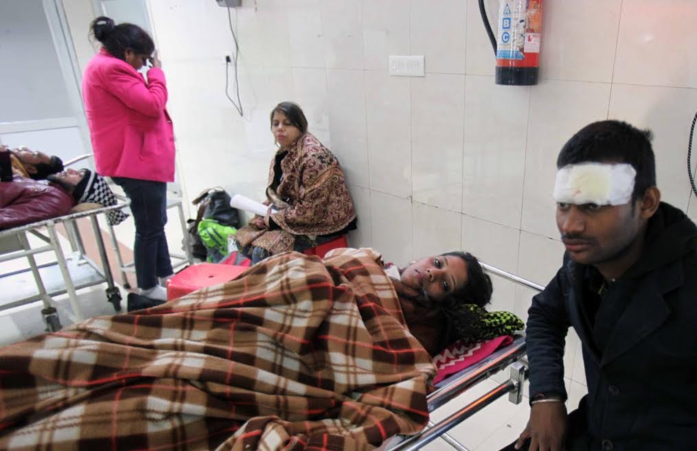 tourists bus accident at chandigarh, many people critically injured
