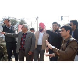 Kamrshiyl, vehicles entering the city 12 hours Close, ambala