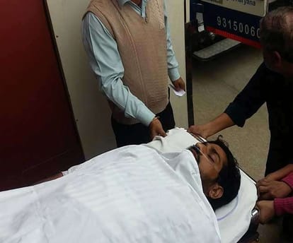 gangwar in yamunanagar, gun fire on prisoner, haryana
