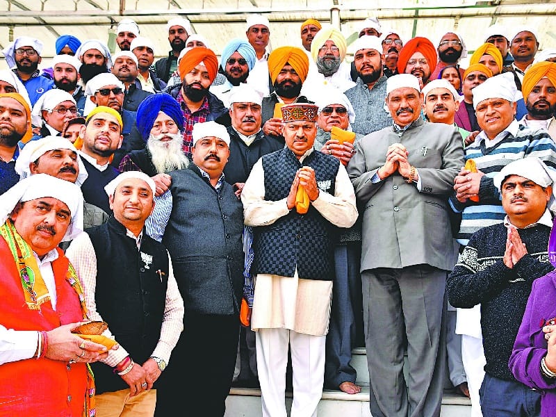 BJP state president, AAP, Kejriwal Arnvind, Vijay Sankalp yatra, Sri Anandpur Sahib, Ropar