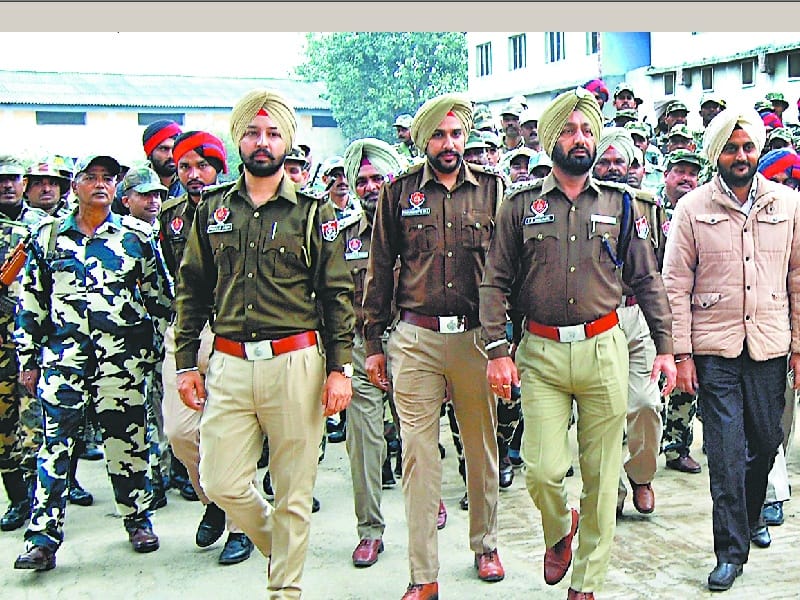 Polls, CRPF, police, security, flag marches, Fatehgarh Sahib