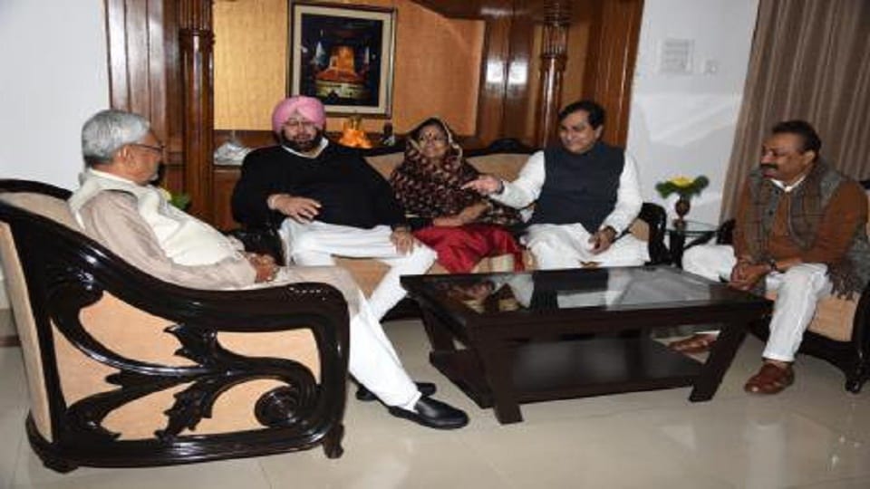  amrinder singh invited nitish for election campaign in punjab