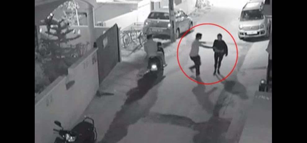 four detained after CCTV footage got viral in which eveteaseres molested a girl