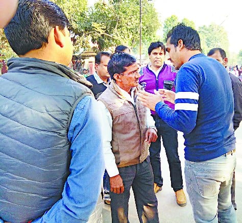 Bareilly College of Chhatraneta vandalizing, heckled by Procter