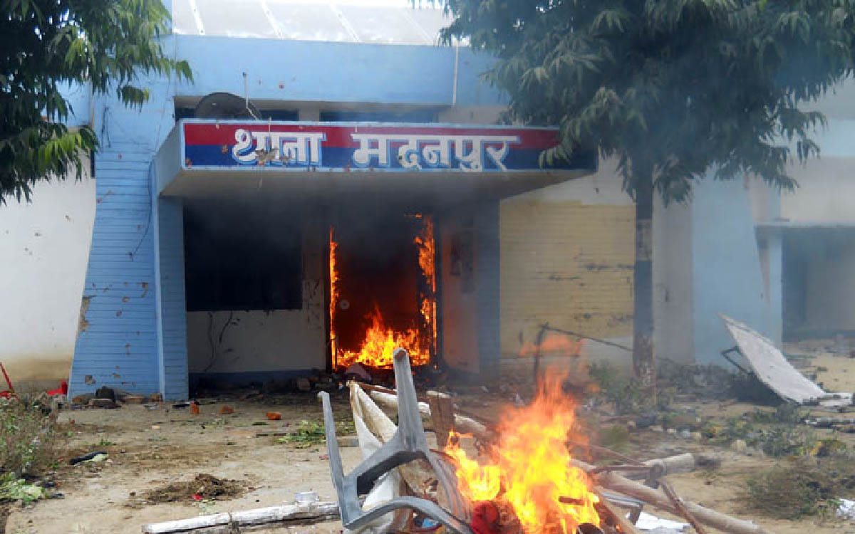 Organically in Deoria, Madanpur station blew