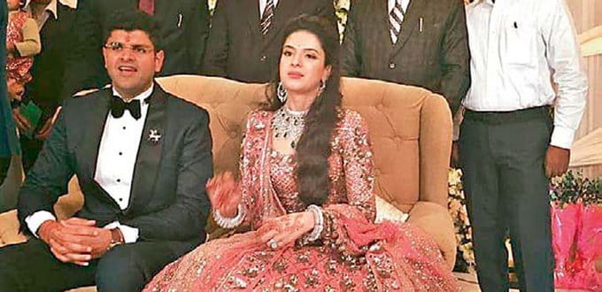 india's youngest mp dushyant chautala life partener meghna ahlawat first look