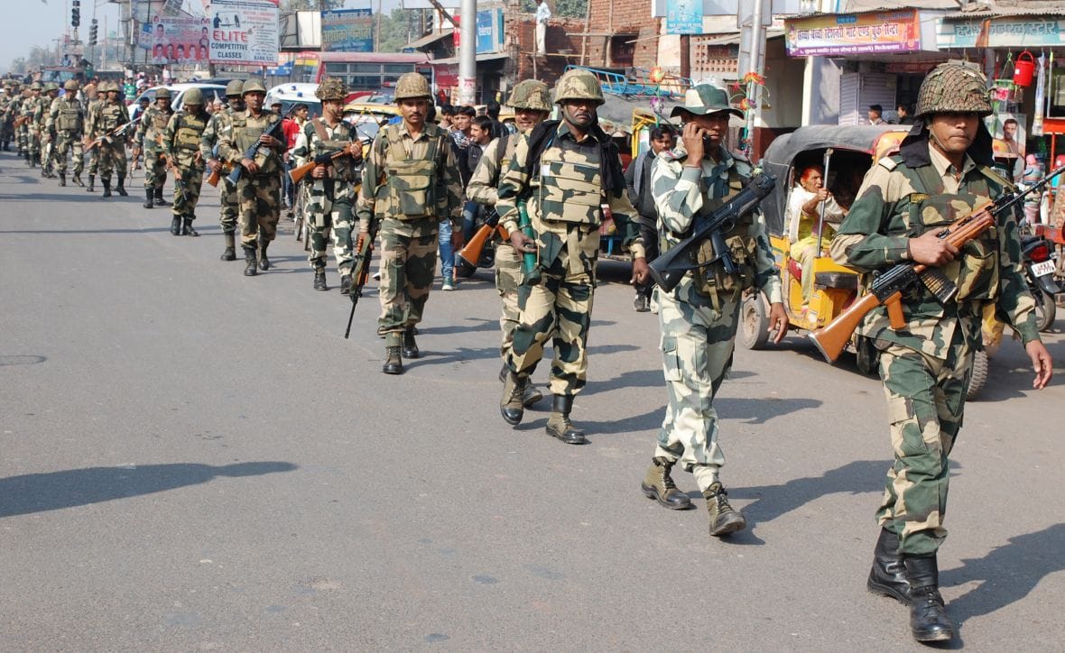 twenty thousands jawans deployed in jammu kashmir for panchayat election security