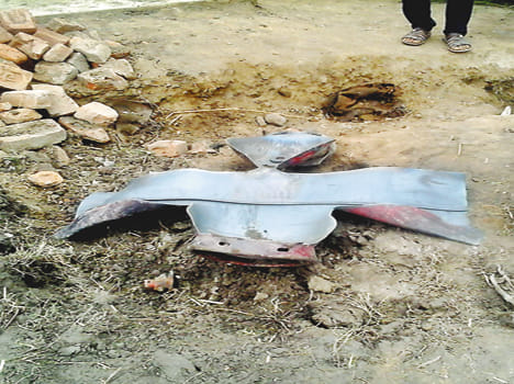 The fire cracked cylinder gas leakage