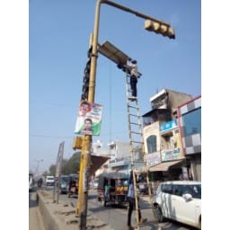 amarujala, impact, trafic, light, mahabir, chouck