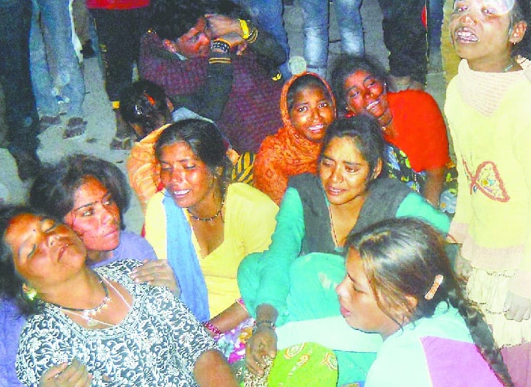 Mining truck loaded with ten Tyra bike rider was thrashed to death