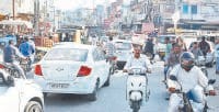 road jam, people problem, everday road jam, kaithal