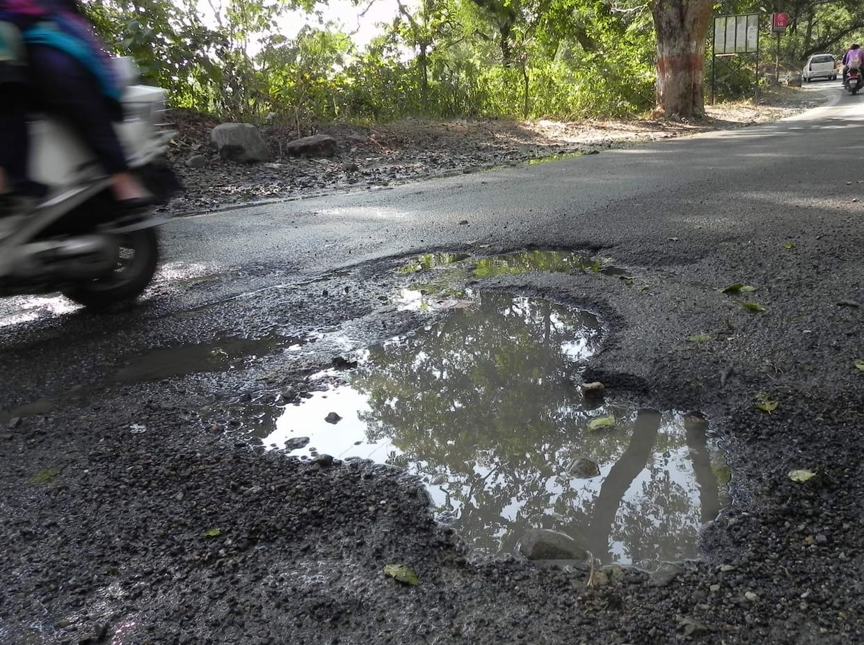 Thousands of liters of water is wasted leakage line