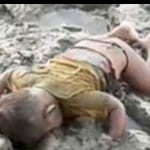 Rohingya child lying still on banks of river remembered aylan kurdi