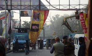 With the promulgation of electoral administration police into action