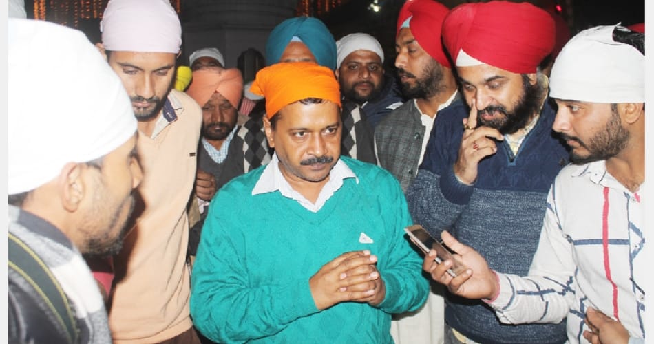 Arvind kejriwal in fatehgarh sahib, talk on aap menifesto