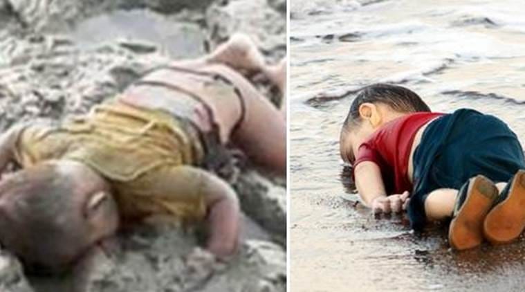 Rohingya child lying still on banks of river remembered aylan kurdi