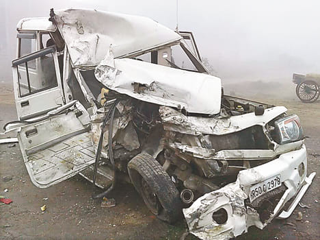 Two killed in road accidents, 13 injured