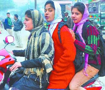 The mercury reached nine degrees, the cold affected life