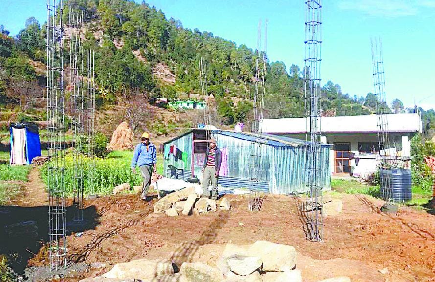 Bstdi began building houses the Disaster Victim