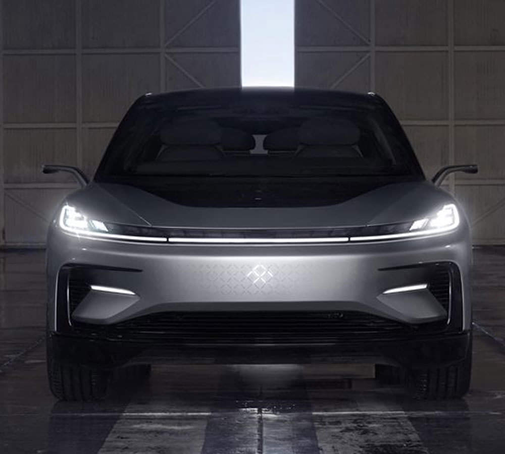 faraday future unveils super fast electric car FF91
