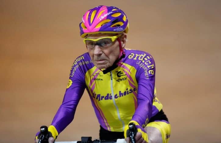 French cyclist Robert Marchand sets new record aged 105