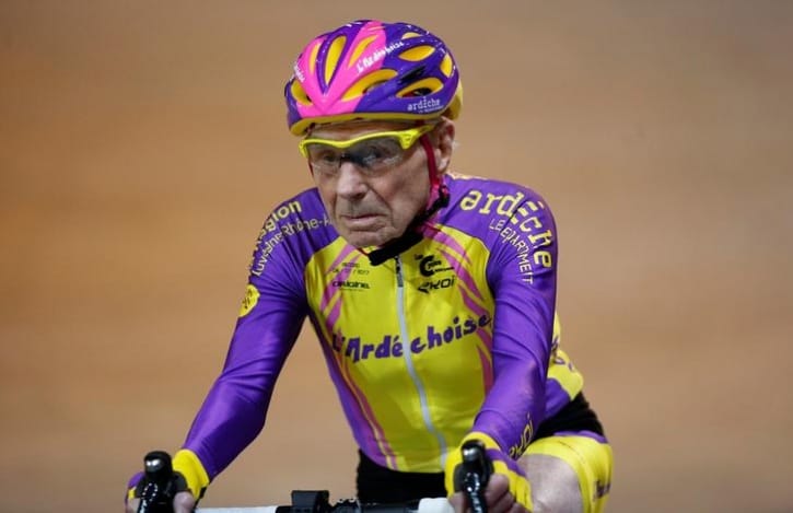 French cyclist Robert Marchand sets new record aged 105