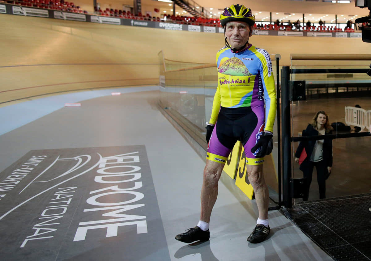 French cyclist Robert Marchand sets new record aged 105