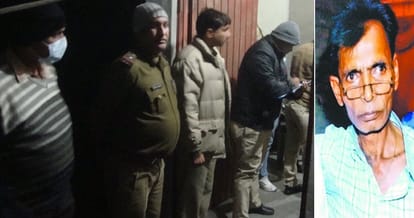 oldman killed by Brick, bloodied body was found at pinjore