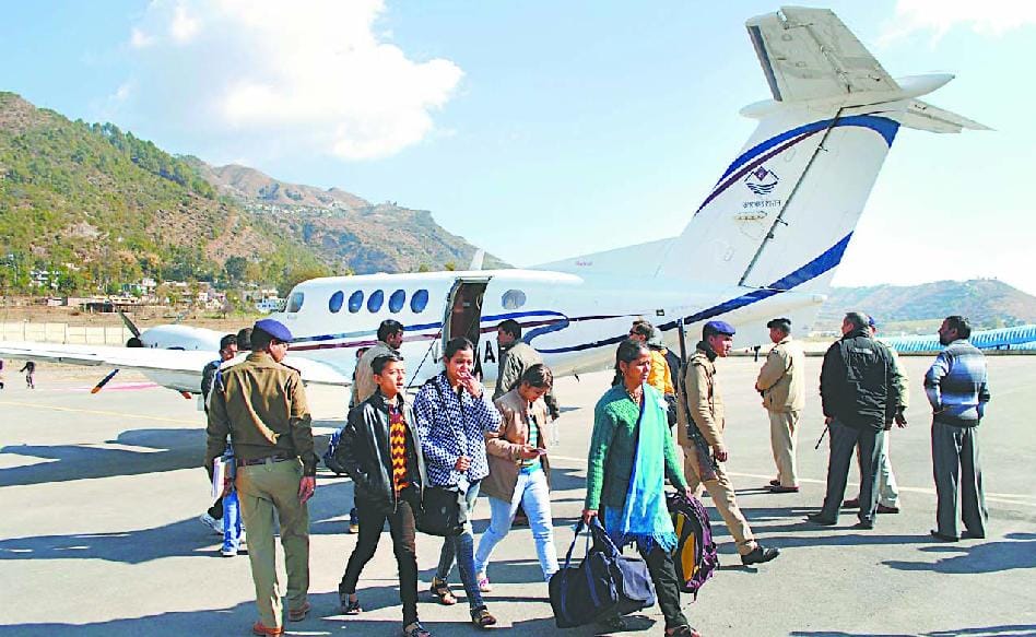 Six of the aircraft arrived from Dehradun Pithoragarh