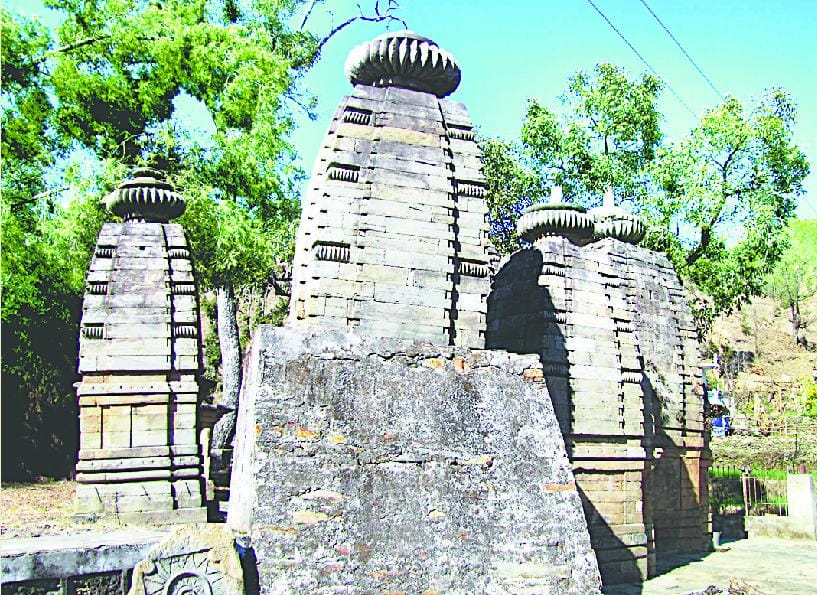 Preparing to take historic bowed temples