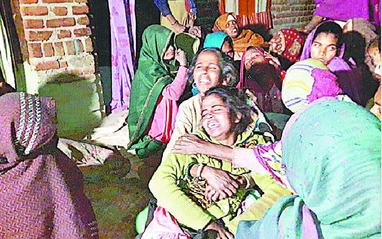 Bitterly over the death of two brothers lying rural