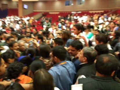 Irani attack to Samajwadi Party Government, said Law and order in act