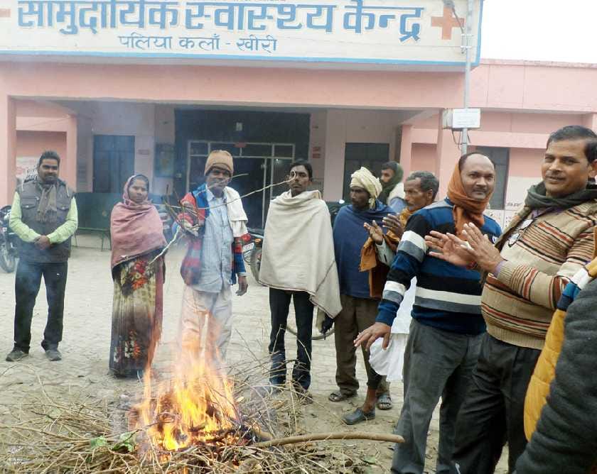 Cold wave and fog disrupted normal life, not burning bonfire