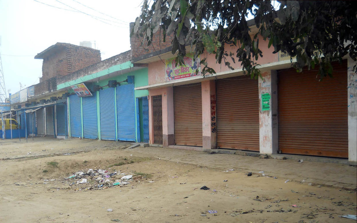 Remains tense in Madanpur, shops were closed