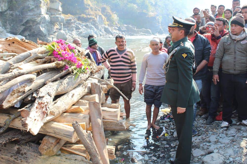 cremation of martyr bhupal singh