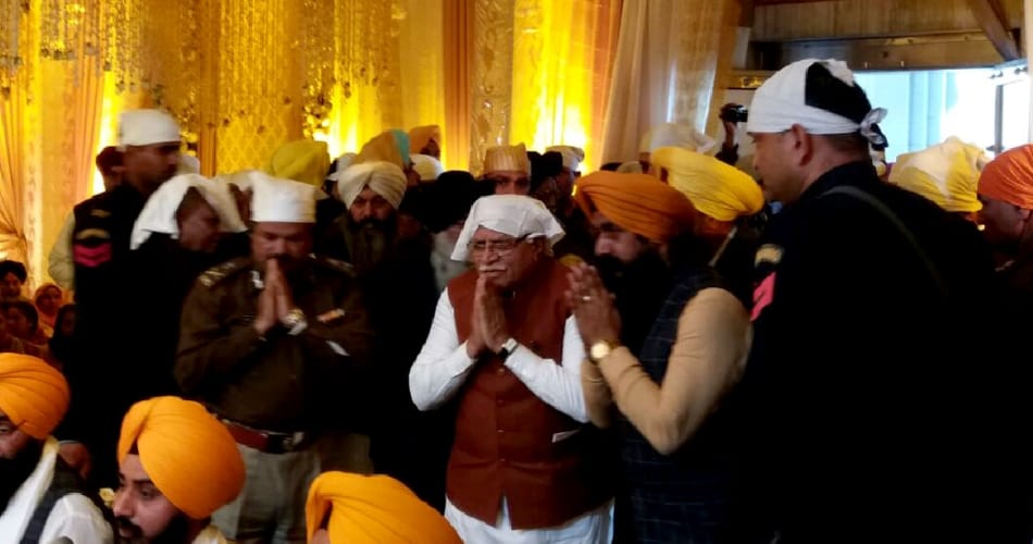 Haryana CM Manohar lal khattar, Nada sahib panchkula
