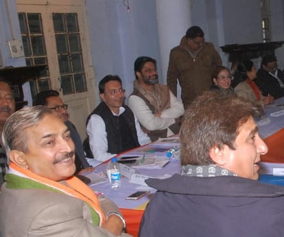 congress accepts ticket for 20 sitting MLAs.