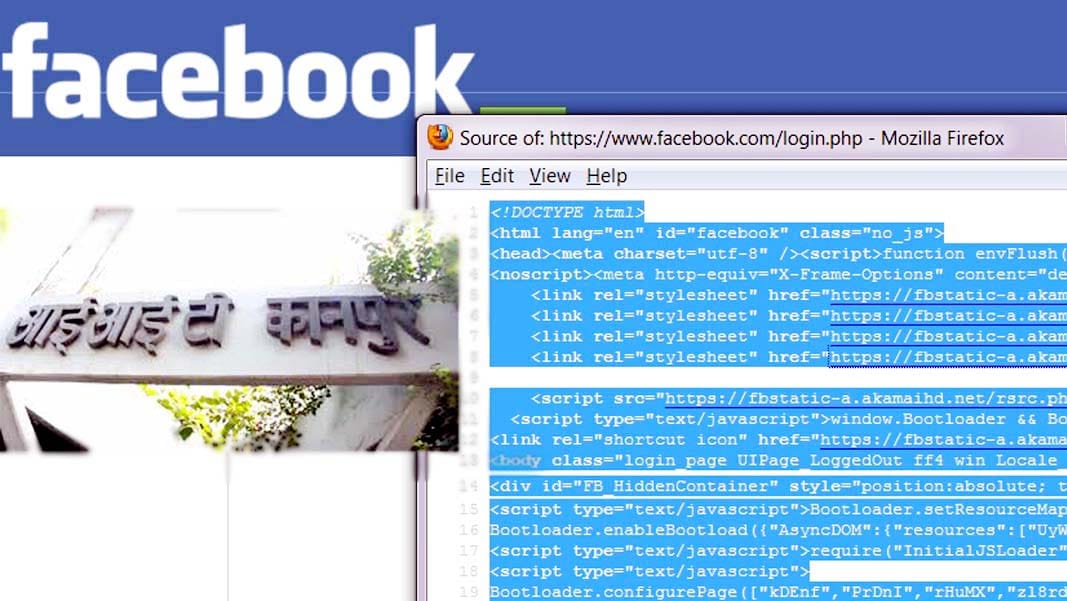 iit professors accused of hacking facebook page