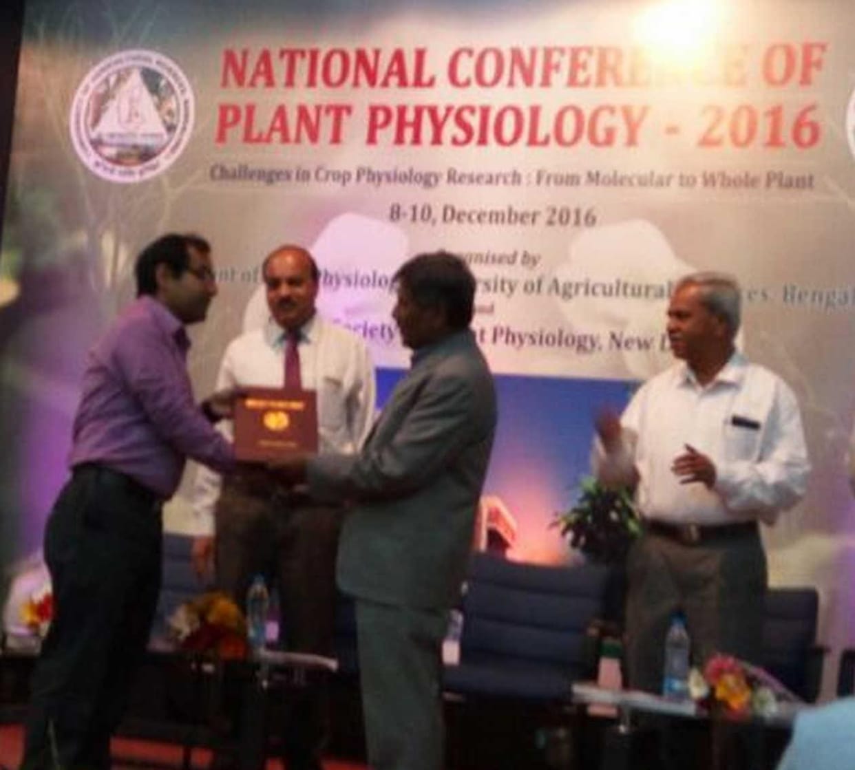 young scientist award to rohit joshi.