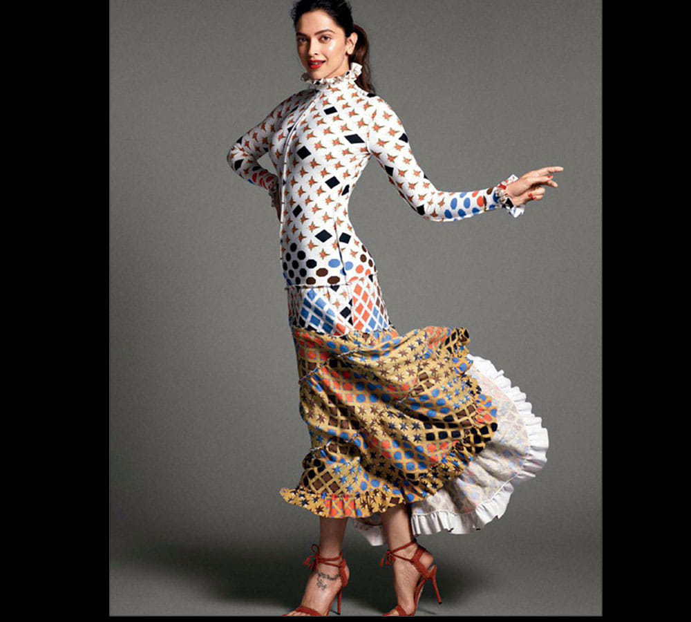 deepika padukone latest photo shoot for in style magazine 