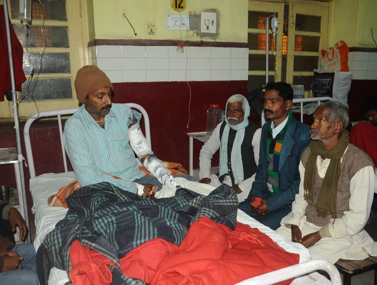 Miscreants Shot fired on the villagers, one injured