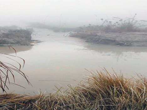 Khandi cut crop submerged four villages