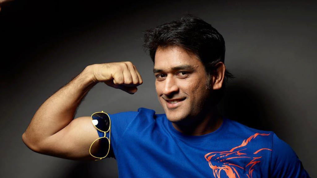 MS Dhoni Says Please Try This At Home after finished bicycle stunt