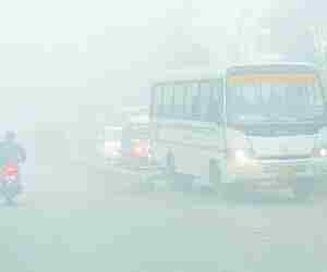 Very Cold wave in city