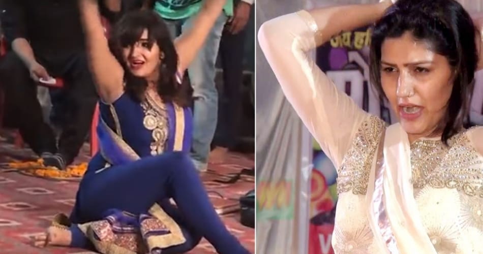 punjab girl harshita sexy dance like sapna chaudhary, video viral on social media