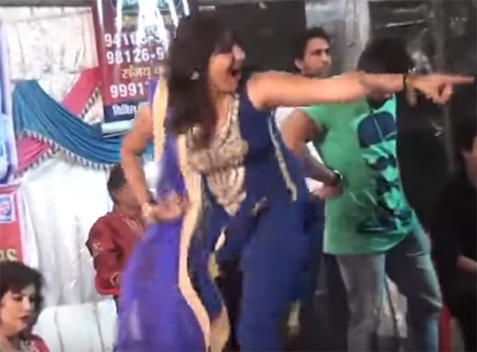 punjab girl harshita sexy dance like sapna chaudhary, video viral on social media
