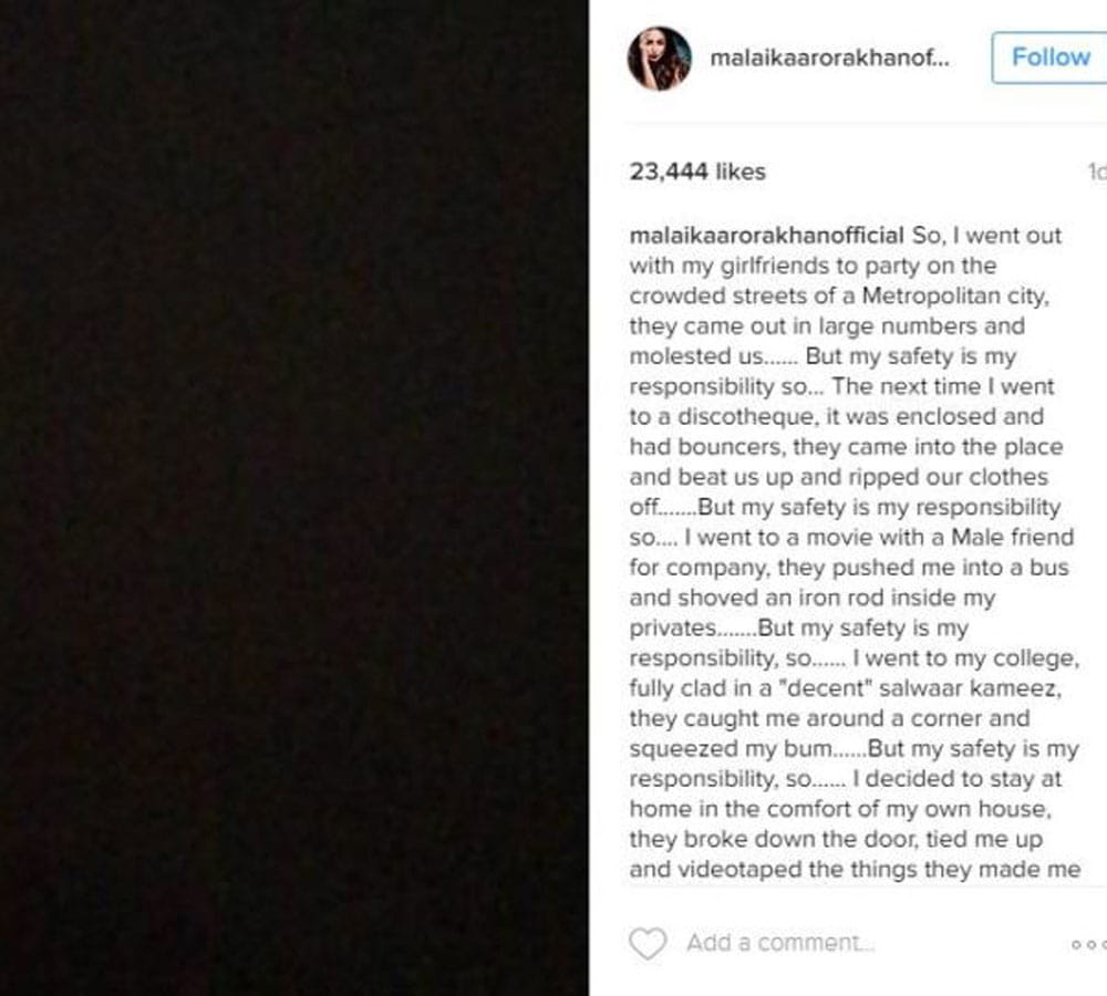 malaika arora khan reaction against bangalore incident