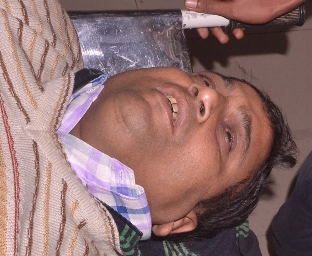 Escaped, police said, the accused made the leap from roof